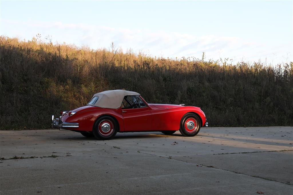 A 1955 Jaguar XK140 DHC